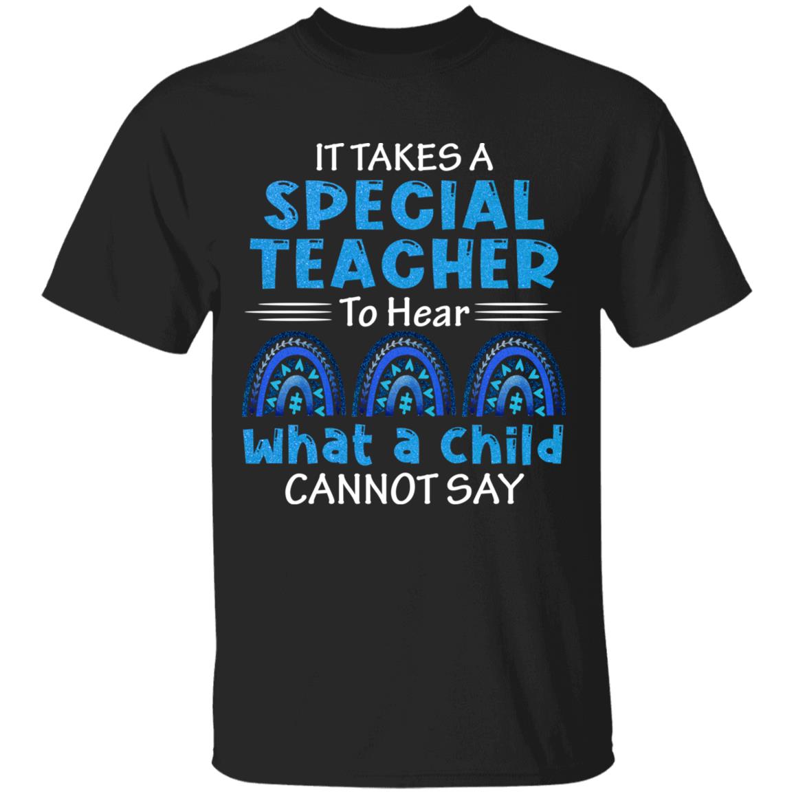 It Takes A Special Teacher, Black, Unisex T-Shirt