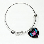 I'm Not Just A Mom I'm A Mom To A Son With Wings Heart Pendant Necklace-Bangle