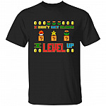 Level up Shirt, Black, Unisex T-Shirt
