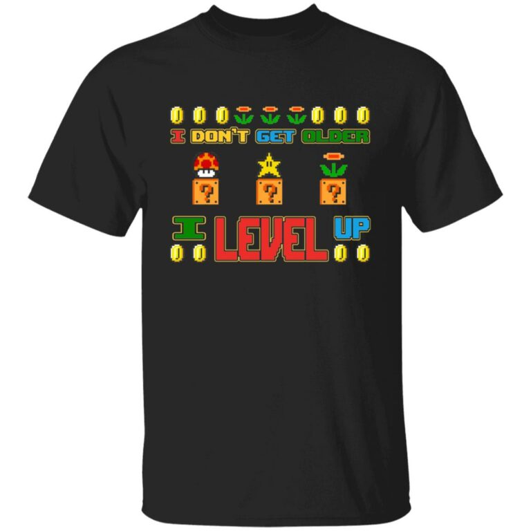 Level up Shirt, Black, Unisex T-Shirt