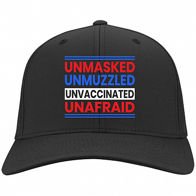Unmasked HAT, Black, Twill Cap