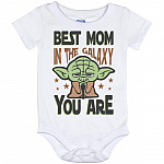 Baby Yoda onesies, White, Baby Onesie - 12 Month Baby Yoda onesies, White, Baby Onesie - 12 Month