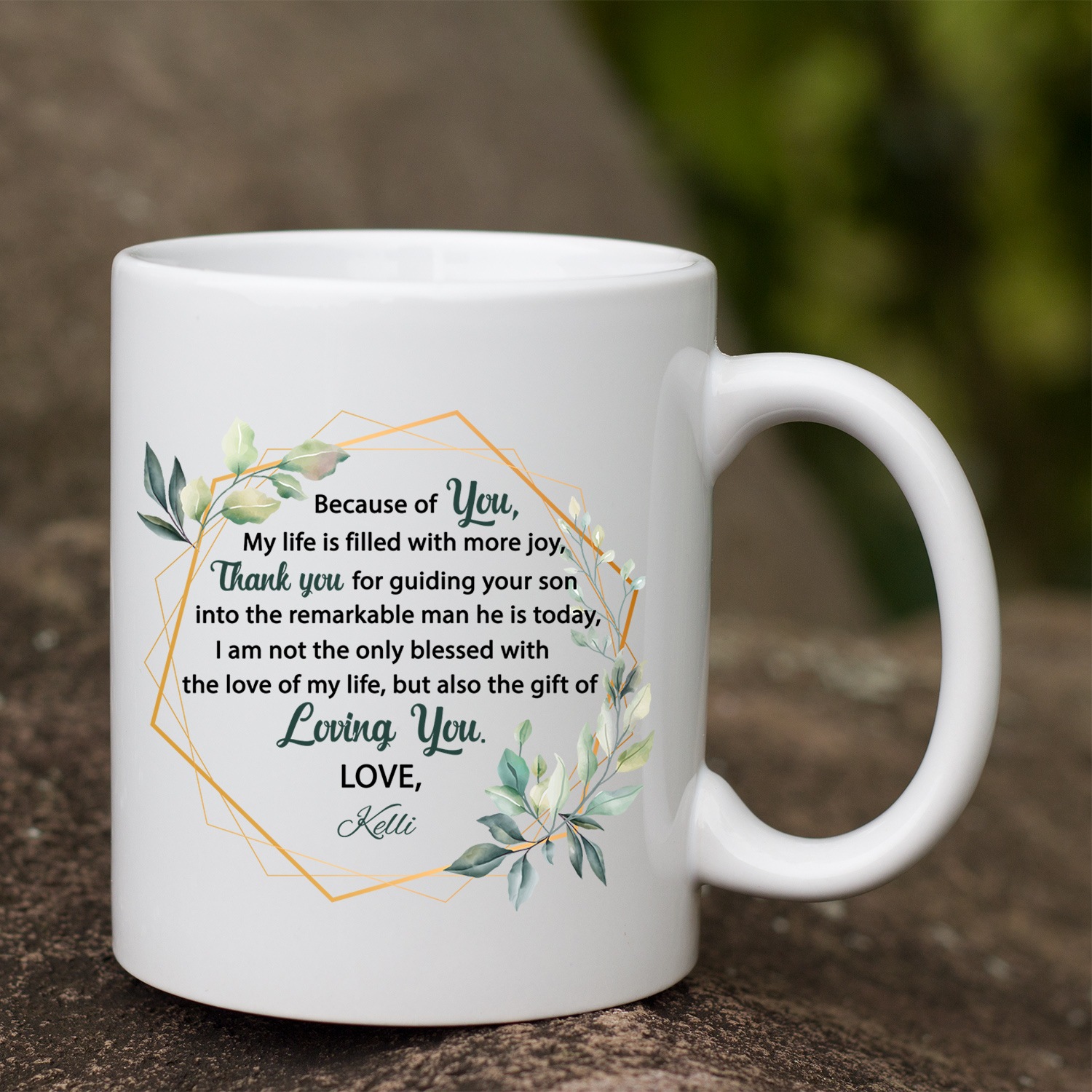 8NH_ Because of You mug mk2