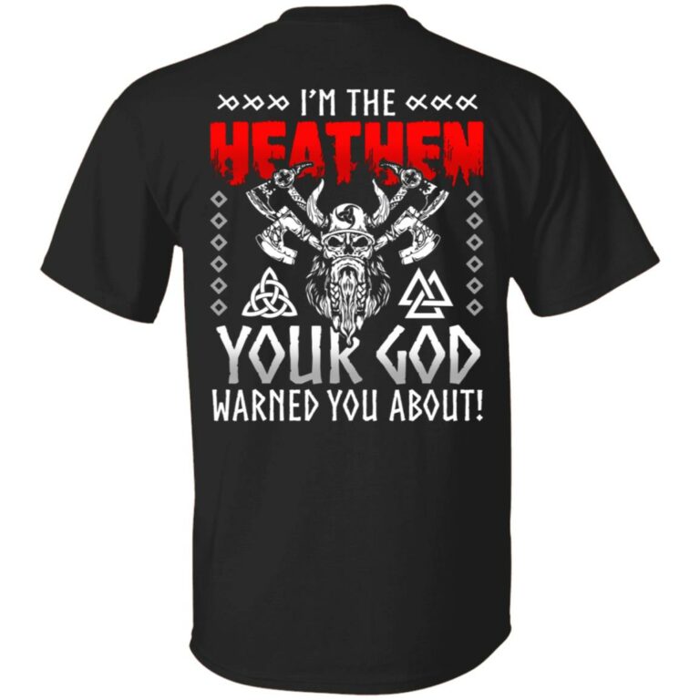 heathen T, Black, Unisex T-Shirt