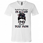 Realtor Shirt, White, V-Neck T-Shirt