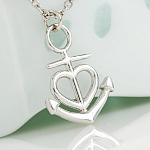 To The Mom Of A Brave Firefighter I Know The Worry Is Hard And We Don't See Each Other Anchor Necklace