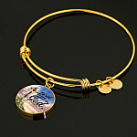 Be Still And Know That I Am God Circle Pendant Necklace