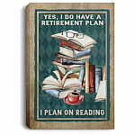 Retirement Canvas, White, 0.75'' Framed Canvas Retirement Canvas, White, 0.75'' Framed Canvas