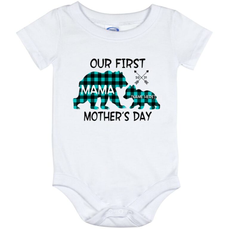 Personalized Baby Onesie, White, Baby Onesie - 12 Month