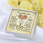 Heart Tree To My Mother In Law All The While My Love For Your Son Has Grown Love Knot Necklace