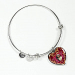 Personalized Photo Dear Mom I Know You've Loved Me for As Long as I Have Lived Heart Pendant Necklace - Bangle