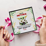 35 HG uu tien. To My Mom Yoda Baby Sample Design Infinity Heart Necklace (Silver) 5