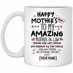 Personalized Happy MoMug, White, 11 oz. White Mug