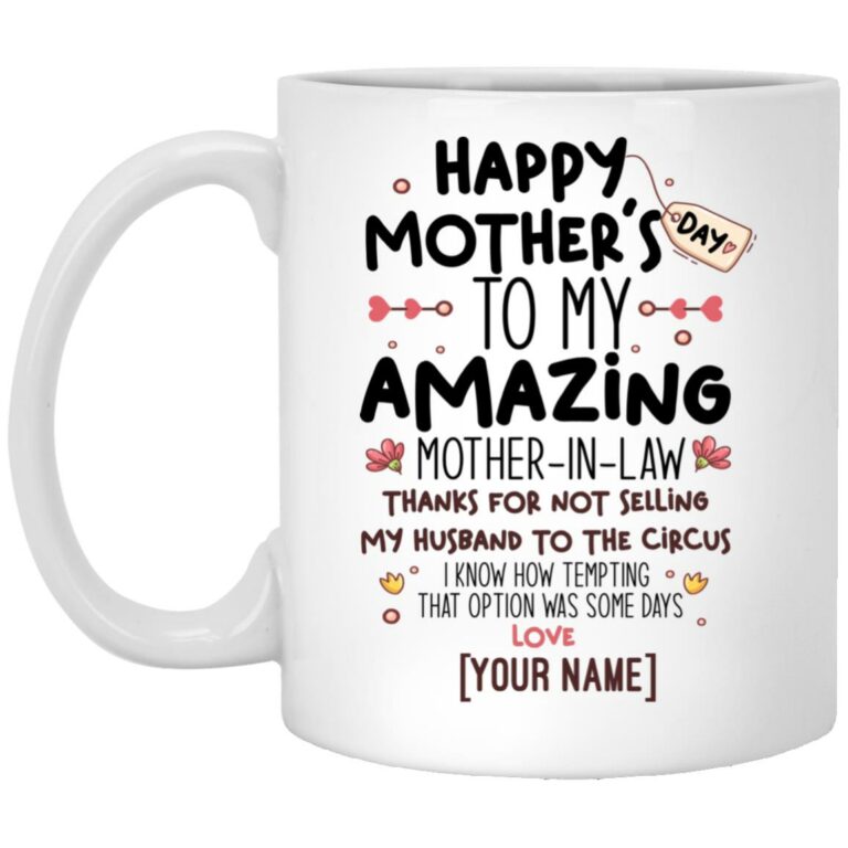 Personalized Happy MoMug, White, 11 oz. White Mug