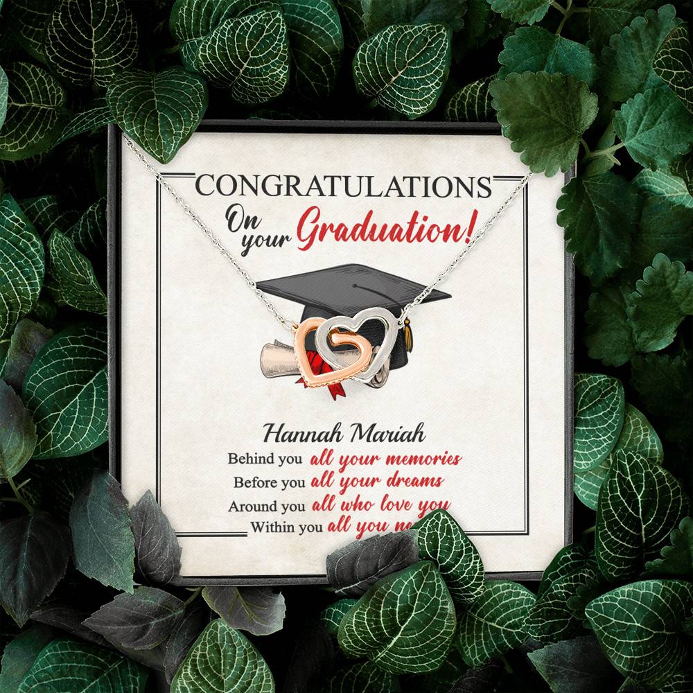 Personalized Congratulations Graduation Behind You All Your Memories Class Of 2021 Infinity Heart Necklace Personalized Congratulations Graduation Behind You All Your Memories Class Of 2021 Infinity Heart Necklace
