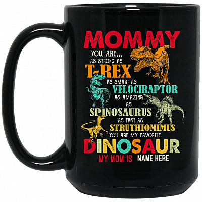 15 oz. Black Mug