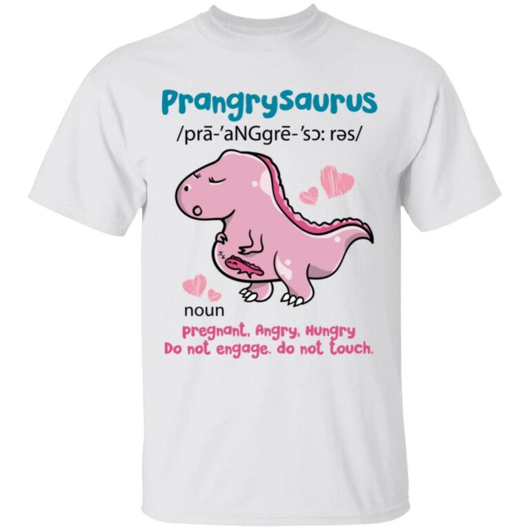 Dino Shirt, White, Unisex T-Shirt