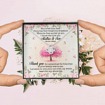 You Loved Him First Mother-In-Law Love Knot Pendant Necklace You Loved Him First Mother-In-Law Love Knot Pendant Necklace