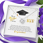 To A Beautiful Girl On Her Graduation Day She Believed She Could So She Did Love Knot Necklace To A Beautiful Girl On Her Graduation Day She Believed She Could So She Did Love Knot Necklace