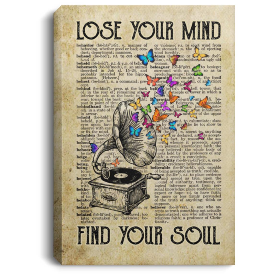 lose your mind, White, 0.75'' Framed Canvas lose your mind, White, 0.75'' Framed Canvas
