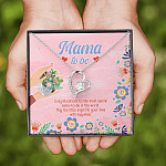 Mama to Be Gift Congratulations for Your New Baby Forever Love Pendant Necklace