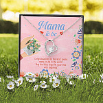 Mama to Be Gift Congratulations for Your New Baby Forever Love Pendant Necklace