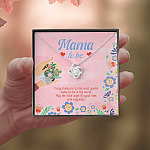 Mama to Be Gift Congratulations for Your New Baby Love Knot Pendant Necklace