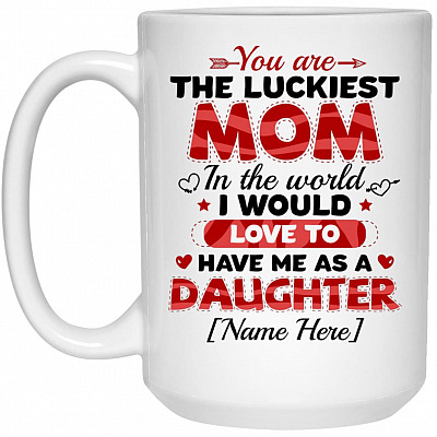 15 oz. White Mug