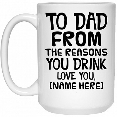15 oz. White Mug