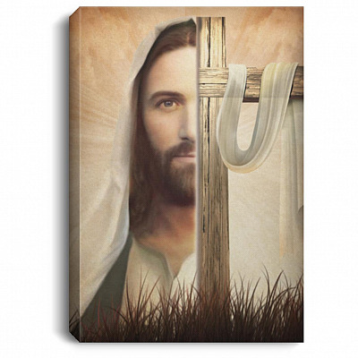 cross, White, 0.75'' Framed Canvas