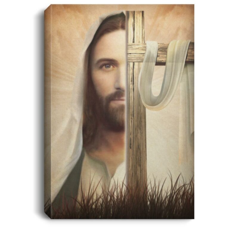 cross, White, 0.75'' Framed Canvas
