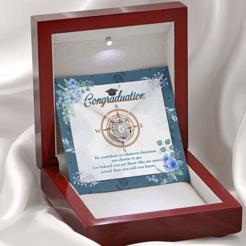 Graduation Compass Class Of 2021 Gift - Be Confident In Whatever Direction You Choose Love Knot Necklaces Graduation Compass Class Of 2021 Gift - Be Confident In Whatever Direction You Choose Love Knot Necklaces