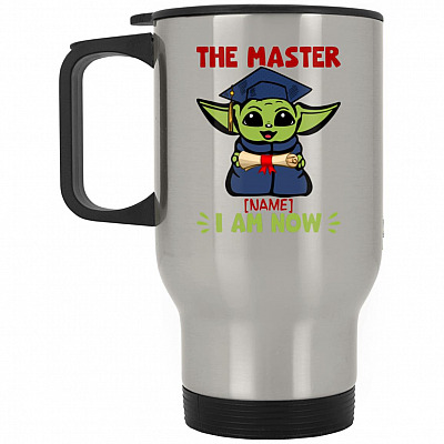 14 oz. Silver Travel Mug