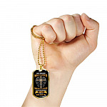 Way Maker Miracle Worker Promise Keeper Light in The Darkness My God That's Who You Are Dog Tag Pendant Necklace