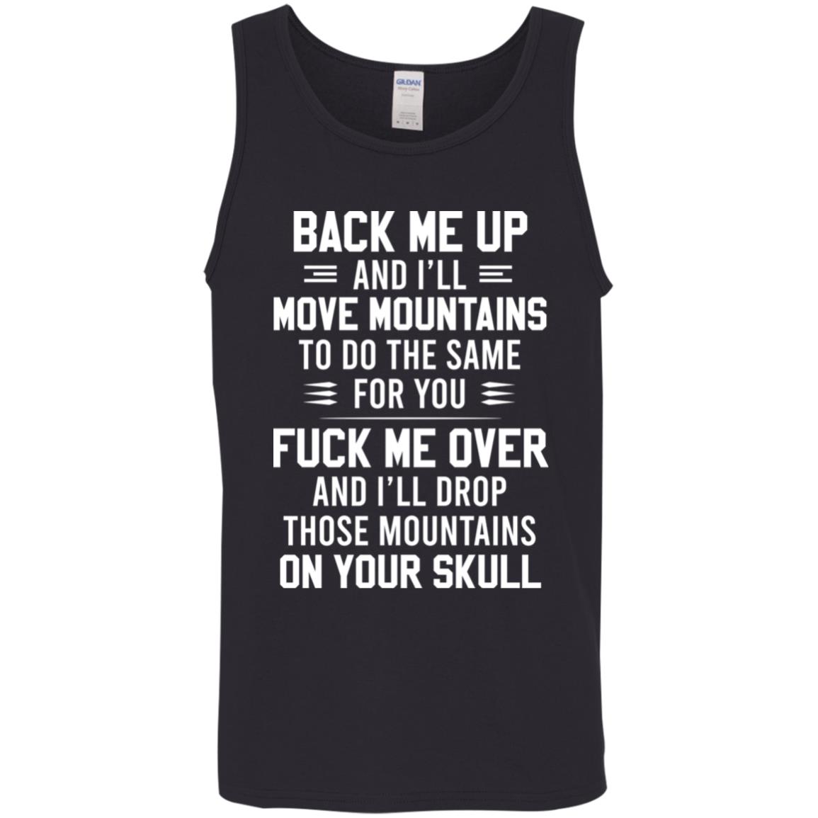 Back Me up Tank, Black, Unisex Tank Top