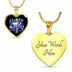 God Is Good All The Time Heart Pendant Necklace - Christian Jewelry Gift For Women