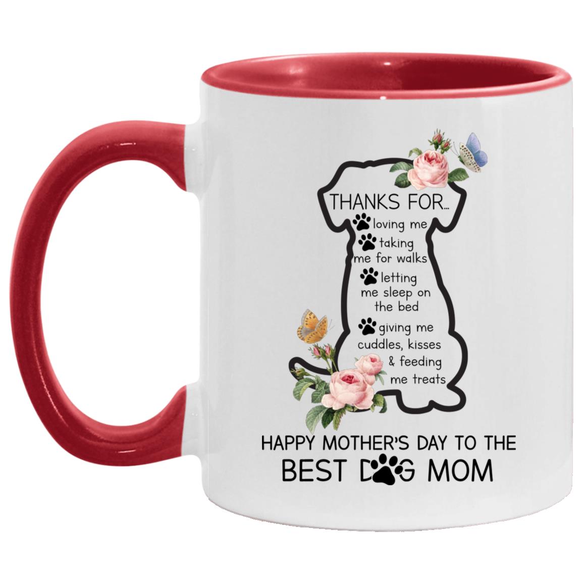 Thanks for accent mug, White/Red, 11 oz. Accent Mug Thanks for accent mug, White/Red, 11 oz. Accent Mug