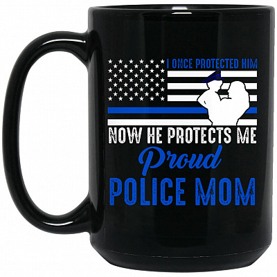 15 oz. Black Mug