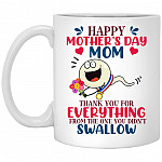 The One Didn't Swallow, White, 11 oz. White Mug