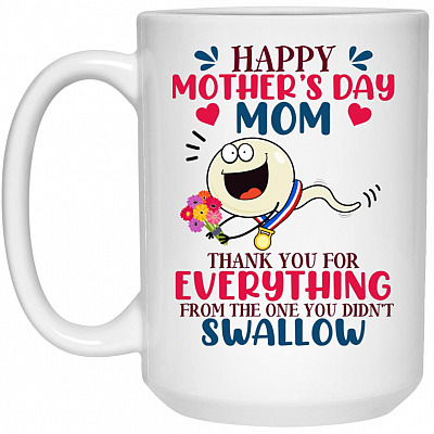 15 oz. White Mug