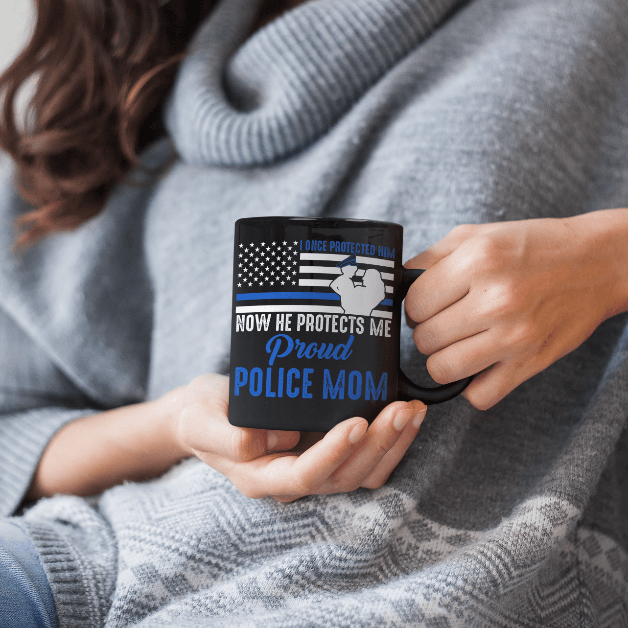 6LV. I Once Protected Him Police MUG-mk