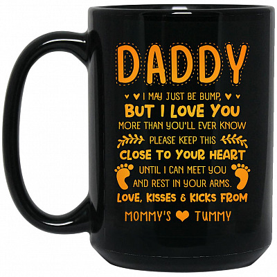 15 oz. Black Mug