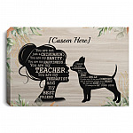 Personalized You Are Not Just A Chihua Poster, White, 0.75'' Framed Canvas Personalized You Are Not Just A Chihua Poster, White, 0.75'' Framed Canvas