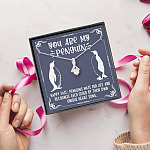 You Are My Penguin Alluring Beauty Pendant Necklace - Penguin Gift Necklace - Anniversary Gift Necklace