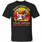 guitar t, Black, Unisex T-Shirt