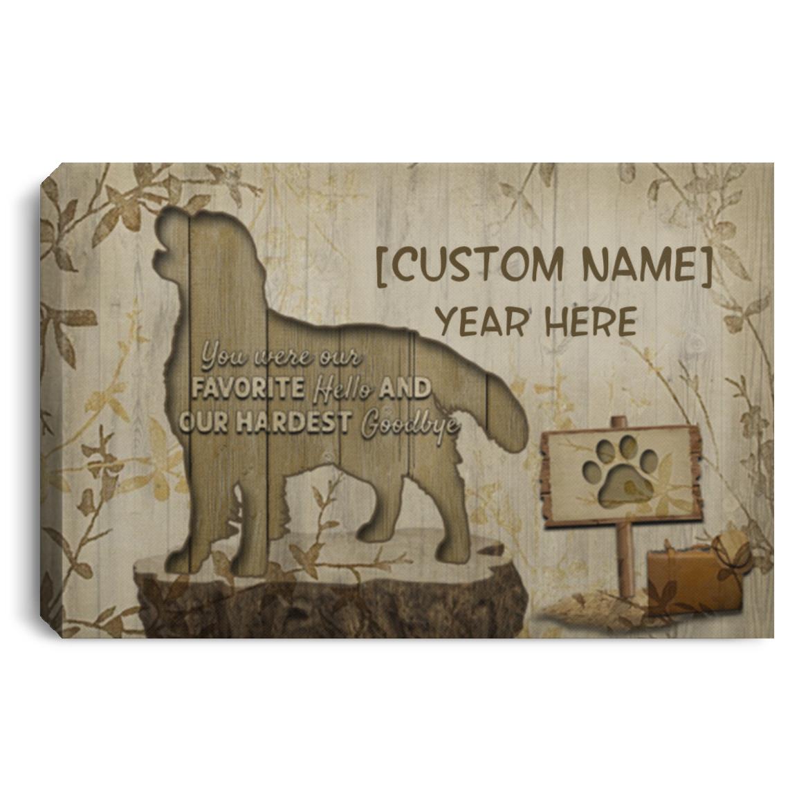 Personalized You Were Our Hardest canvas, White, 0.75'' Framed Canvas Personalized You Were Our Hardest canvas, White, 0.75'' Framed Canvas