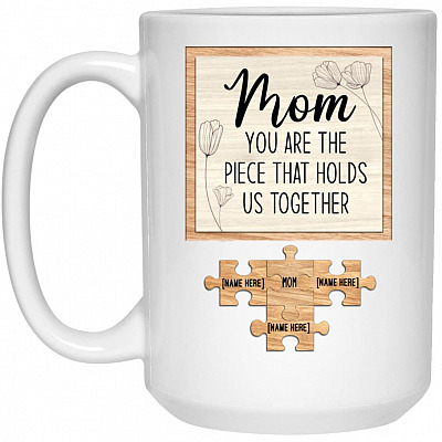 15 oz. White Mug