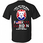 I Will Not Bow Down I Will Not C Shirt, Black, Unisex T-Shirt