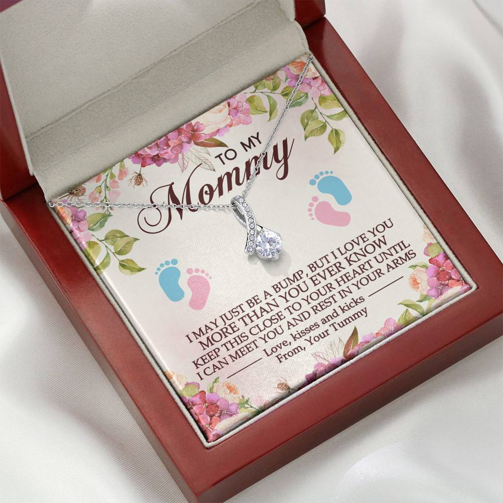 To My Mommy I May Just Be A Bump But I Love You More Than You Ever Know Alluring Beauty Necklace Necklace To My Mommy I May Just Be A Bump But I Love You More Than You Ever Know Alluring Beauty Necklace Necklace