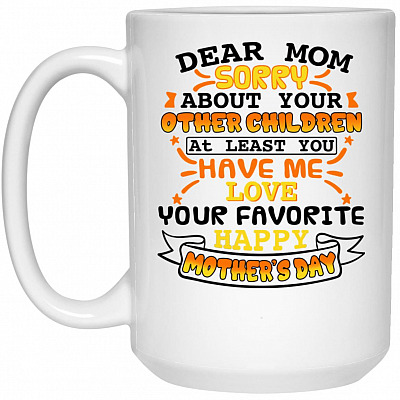 15 oz. White Mug